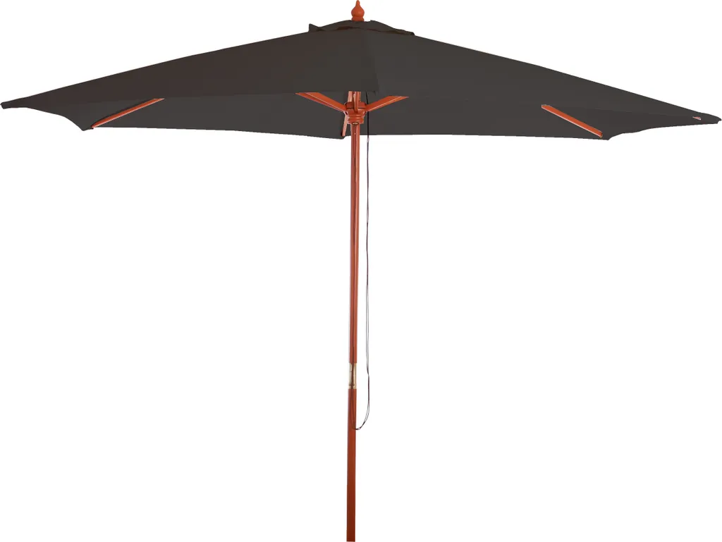 Ombrellone Florida 3m Legno e Antracite | Arredo Giardino Qualità Premium