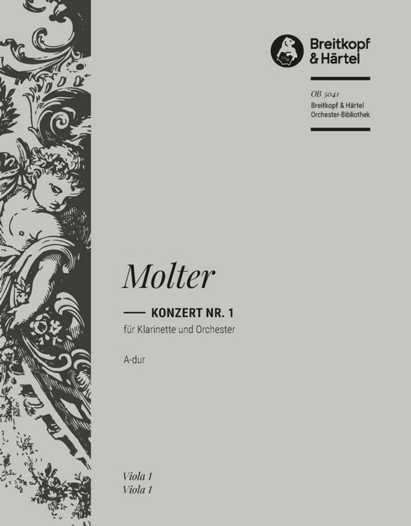 Konzert A-Dur Nr.1 für Klarinette und Streicher Viola