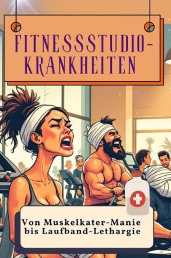 Fitnessstudio-Krankheiten - Genial lustiges Humorbuch - das perfekte Geschenk für Weihnachten und Geburtstag