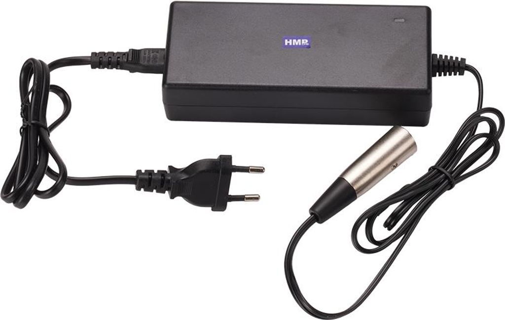 Ladegerät mit Ladekabel 3-polig 48V 2.0A XLR Stecker 18mm