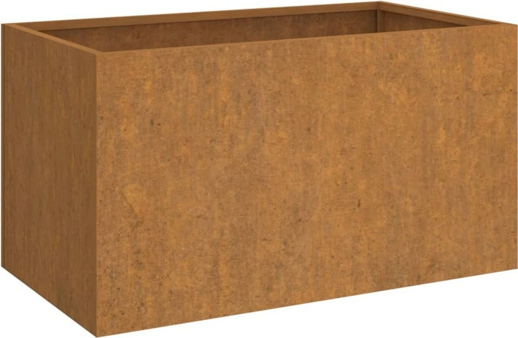 Pflanzkübel 62x40x39 cm Cortenstahl