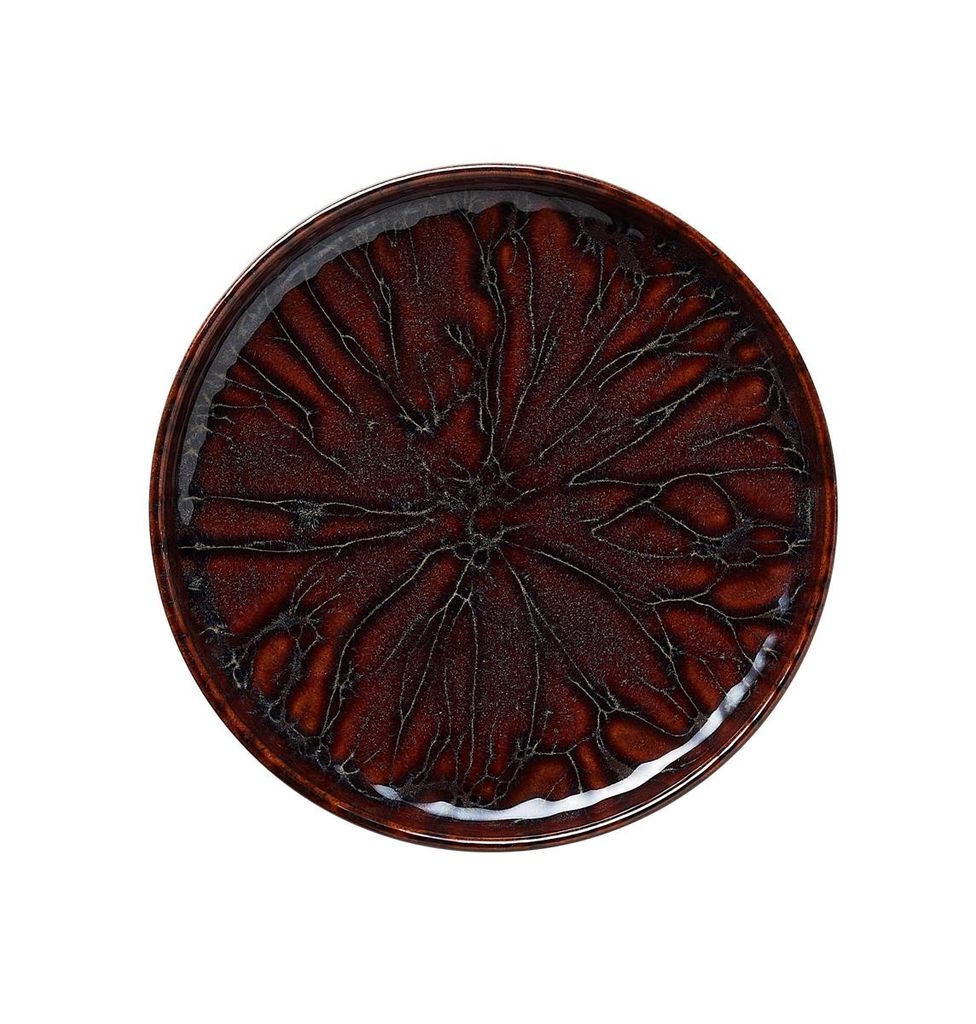 6x Flache Teller 22 cm Steinzeug ROCKZZERO One Amazonas