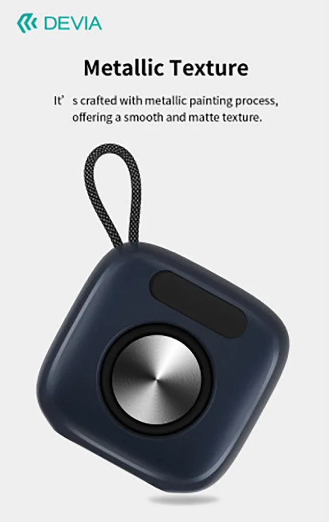 Devia Haut-parleur Bluetooth 5.3 Sound Lite 2 10W Portable Compact Noir - 3