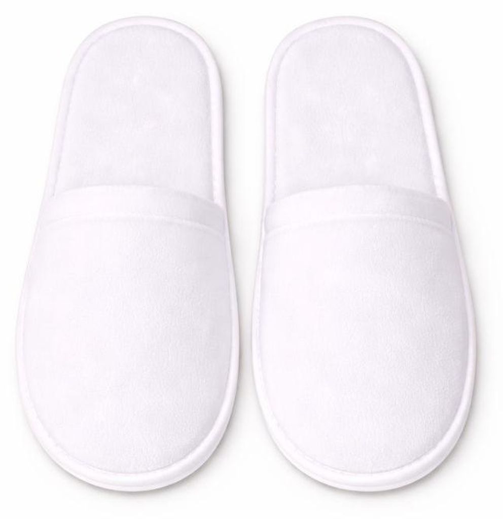 Hausschuhe - Slipper - Weiß - Einheitsgröße - Polyester Produktbild 
