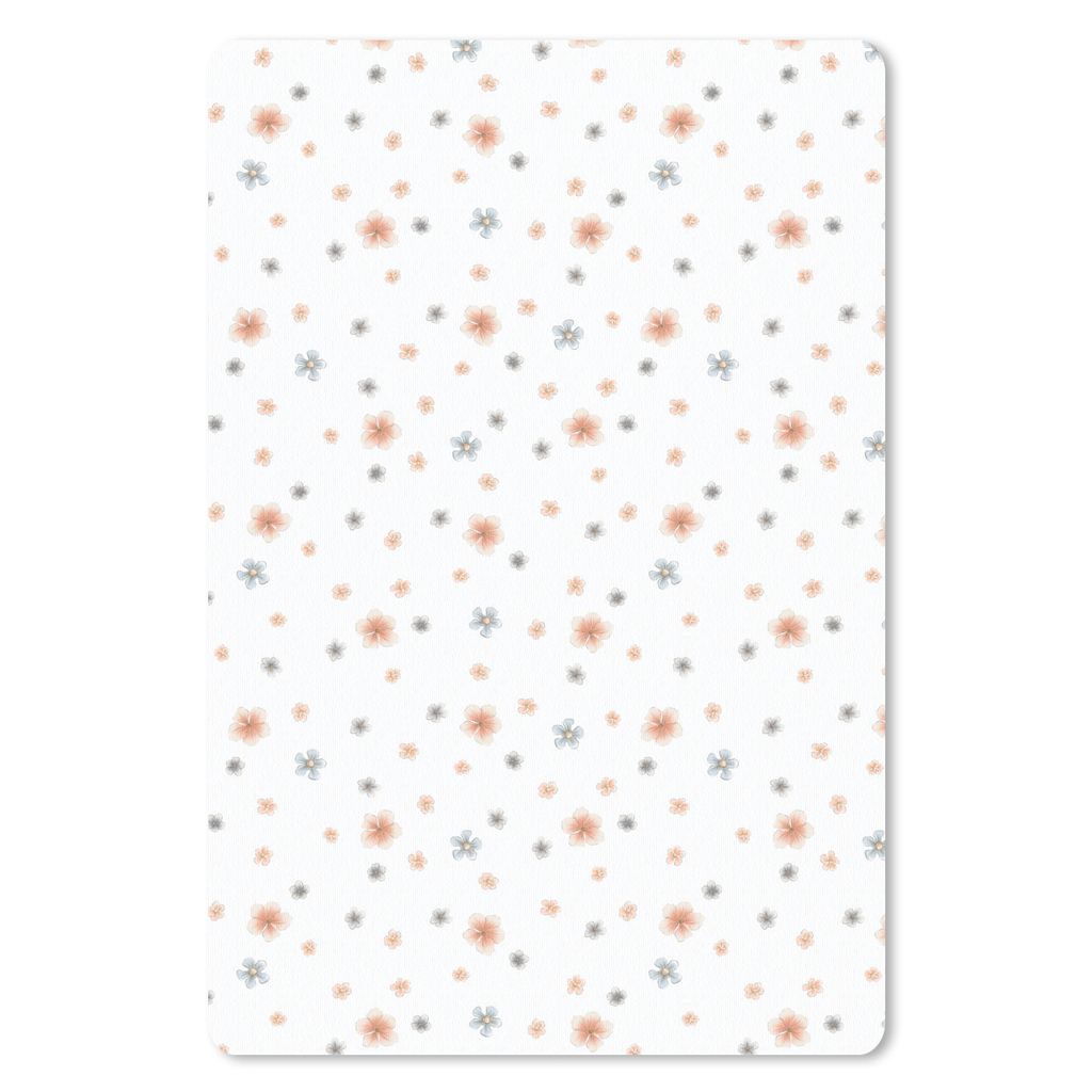 MuchoWow Mauspad Mousepad Blumen - Pastell - Collage 18x27 cm - Mousepads - Maus Mat - Pad - Mausunterlage