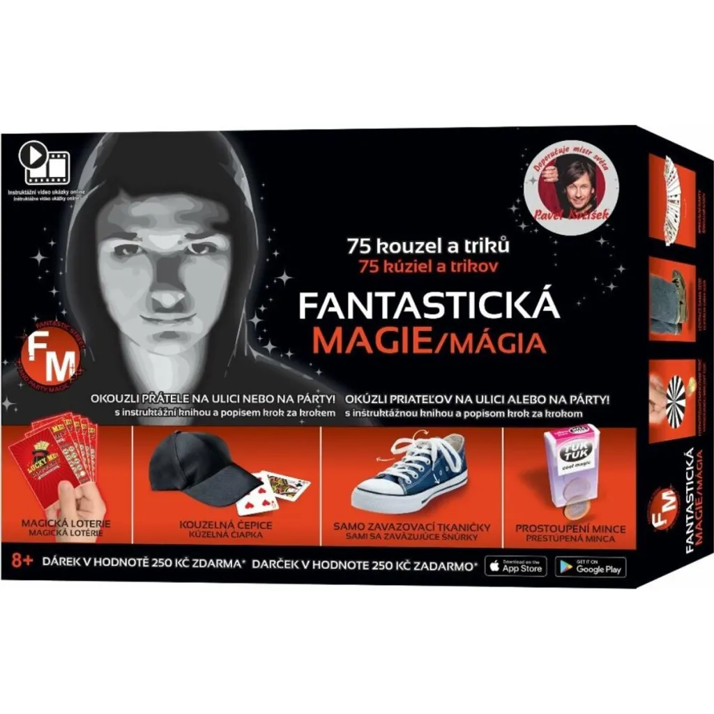 Mallette de magie fantastique 75 tours et sorts pour enfant