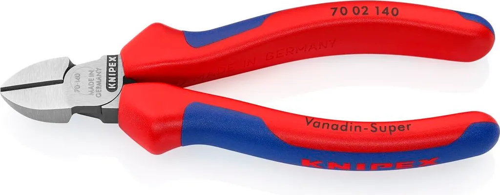 Pince coupante diagonale 140 mm avec poignées bi-matière confort