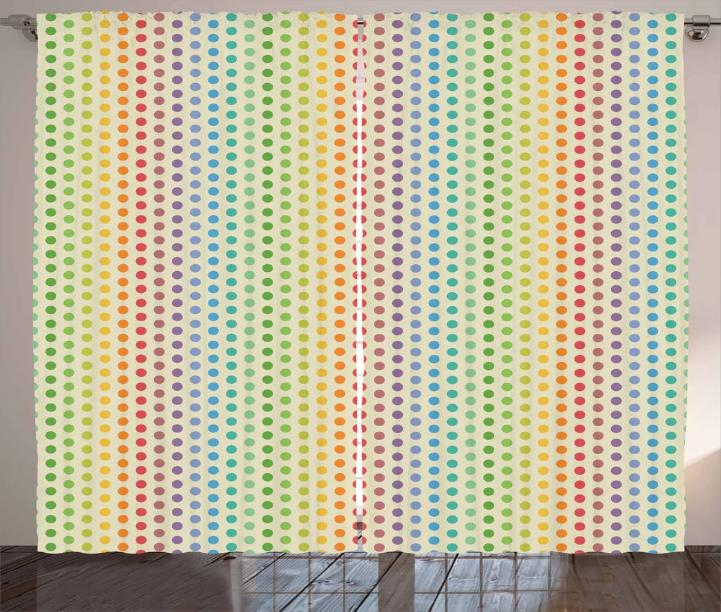 Abakuhaus Tenda Pois Colorati per Cameretta e Soggiorno 280x175