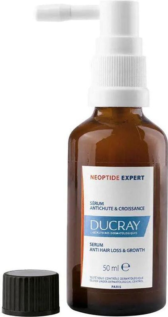 A bottle of Ducray Neoptide Expert Serum Anti Hair Loss & Growth.