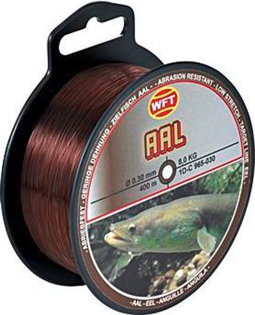 WFT Zielfisch Aal 400m 0,30mm 8kg braun - Aalschnur Produktbild 