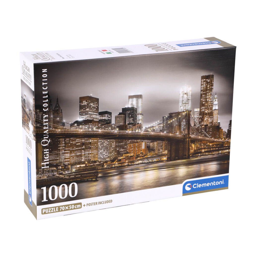 Clementoni Hochwertige Sammlung Puzzel New York Skyline Produktbild 