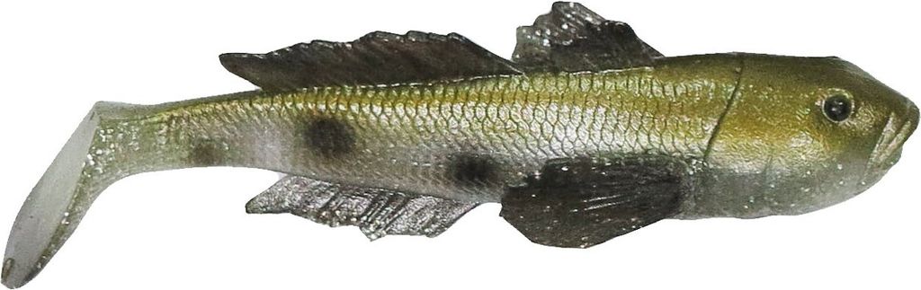 Savage Gear LB 3D Goby 16cm 62g - 2 Gummifische Grundeln, Farbe:Green Silver