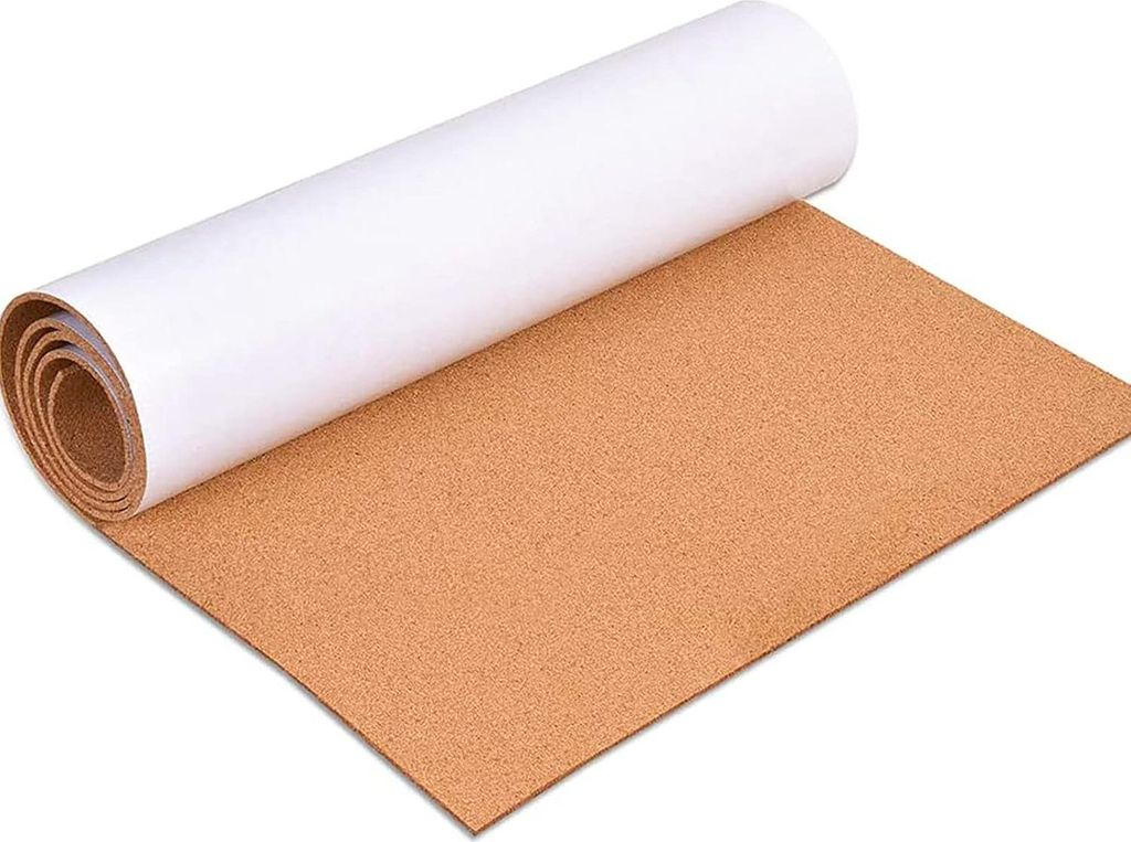 Selbstklebendes Korkbrett - Ideal für Zuhause und Büro - 1 Stück - 40 x 120 cm - Kork