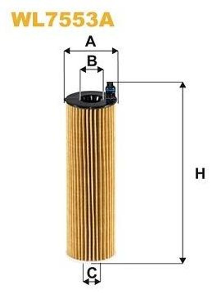 Ölfilter WIX FILTERS WL7553A Filtereinsatz passend für MERCEDES-BENZ C-Klasse T-modell (S205) C-Klasse Limousine (W205) E-Klasse Limousine (W213)