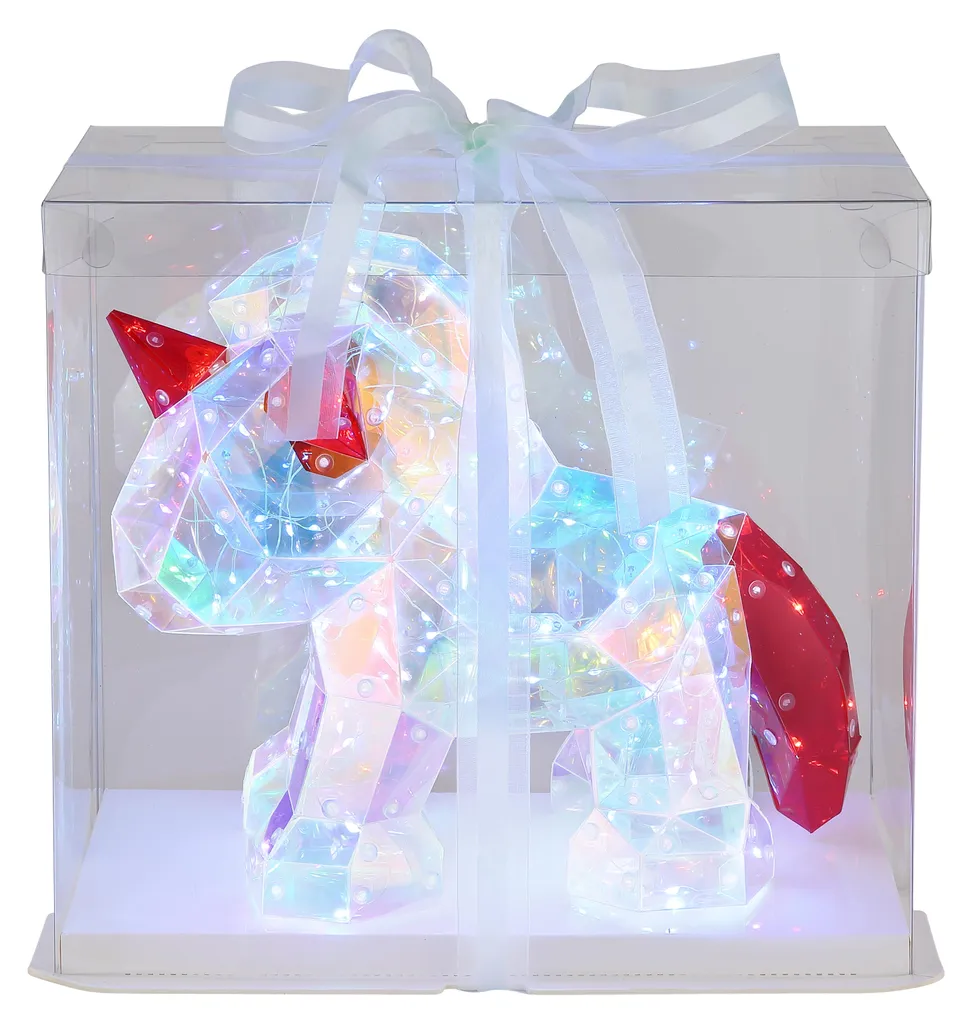 Lampe LED cheval sans pile USB - Solution éclairage déco effet cristal