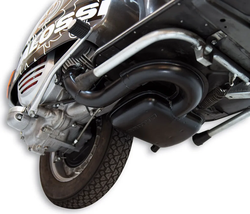 Échappement sport Malossi POWER CLASSIC Vespa PX 125cc - 200cc Noir