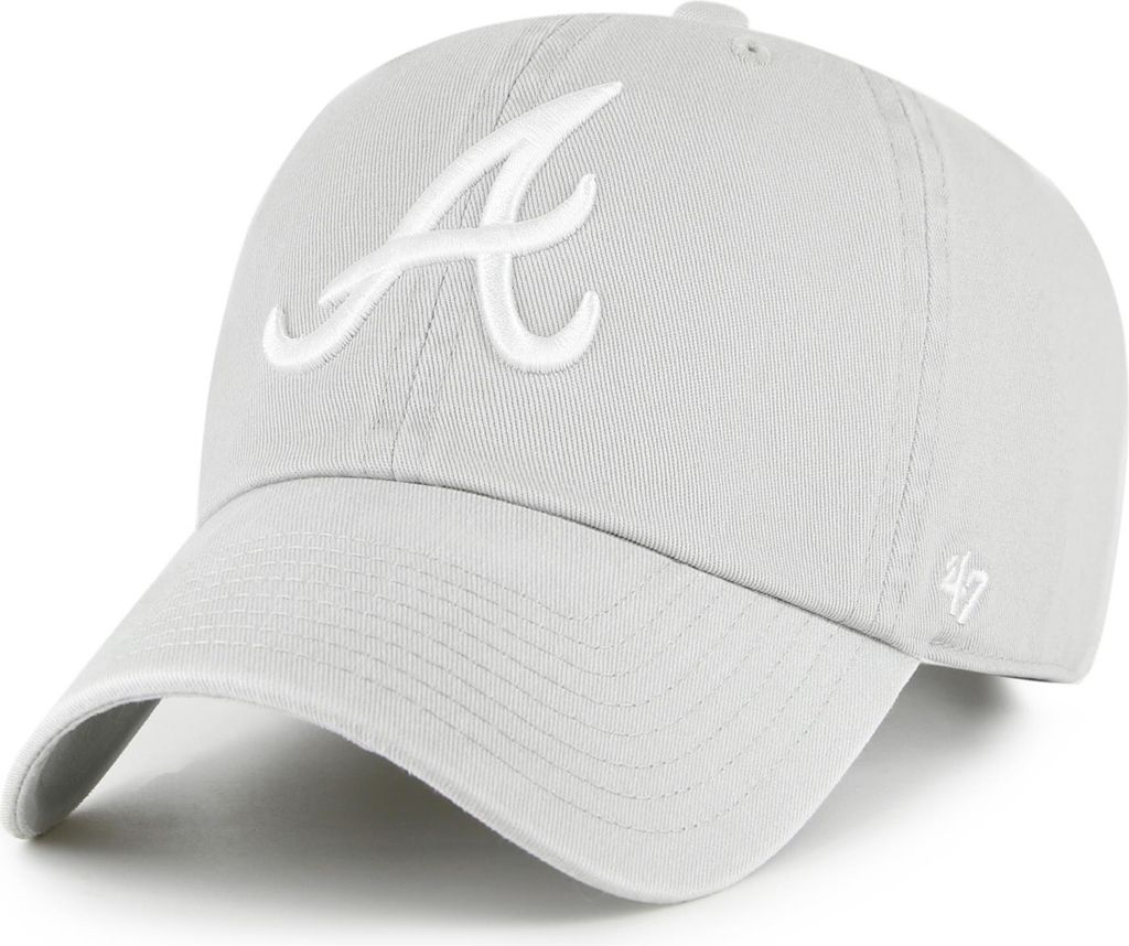 '47 Brand Cap MLB Atlanta Braves ’47 CLEAN UP Grey Produktbild 