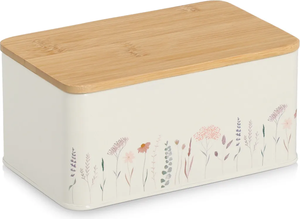 Scatola per il pranzo con scomparto, 19 x 12 x 6,5 cm, bianco + inserto rosa, ZELLER