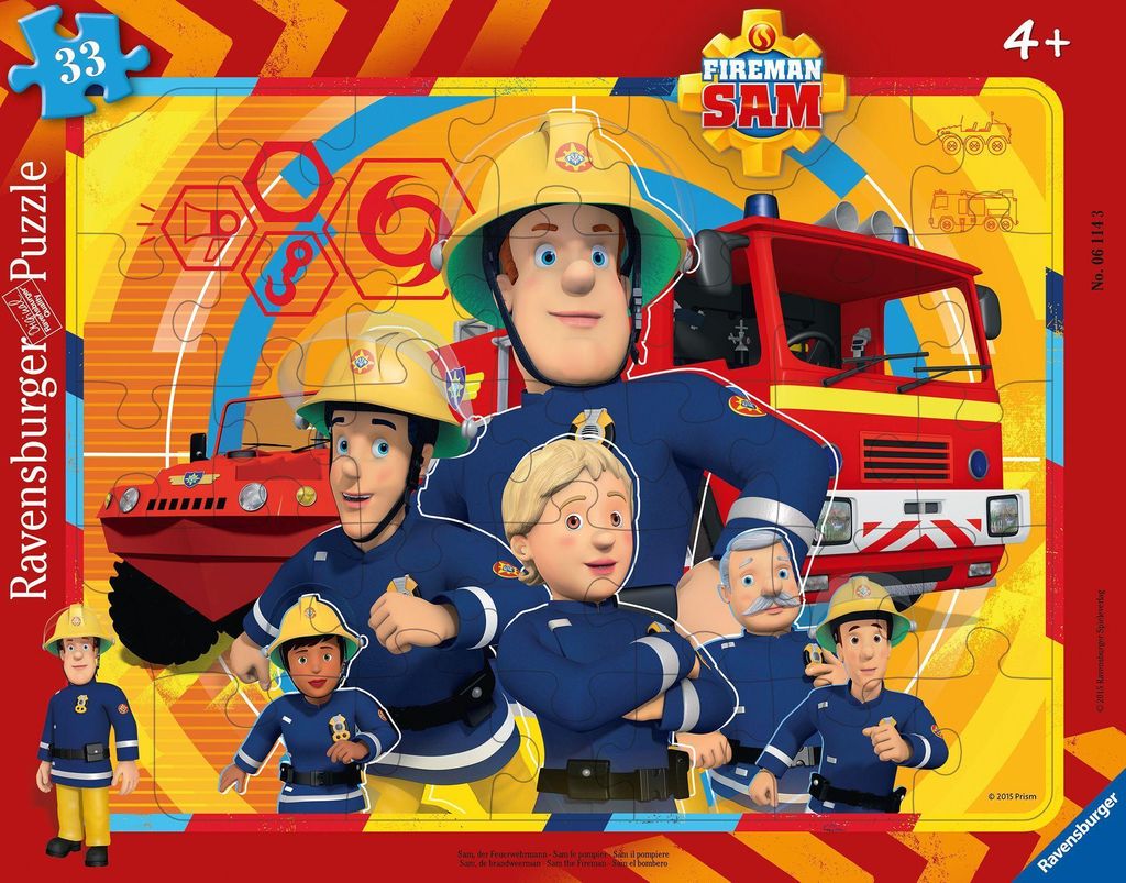 Sam, der Feuerwehrmann 30-48 T. Rahmenpuzzles Produktbild
