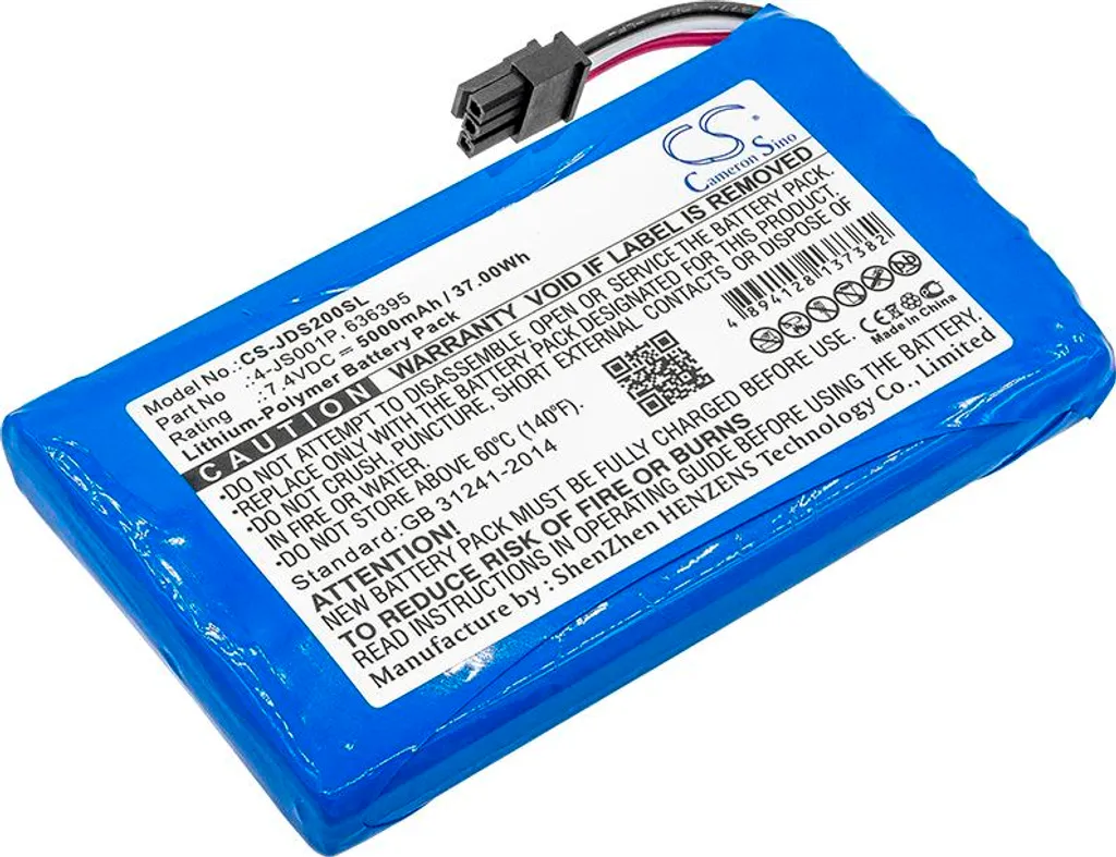 Réparer Autonomie Viavi MTS-2000 avec Batterie JDSU E100AS Compatible