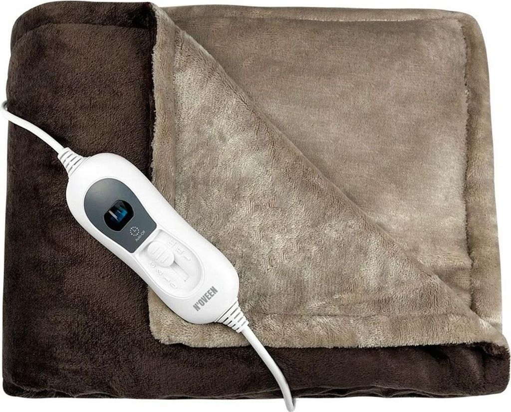 Elektrische Heizdecke N'oveen Eb640 Braun Und Beige 160X120, 3 Heizstufen, 120W