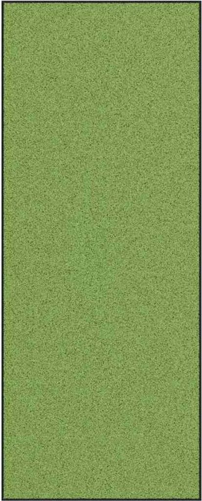 vidaXL Fußmatte Grün und Schwarz 120 x 300 cm Polyamid und PVC
