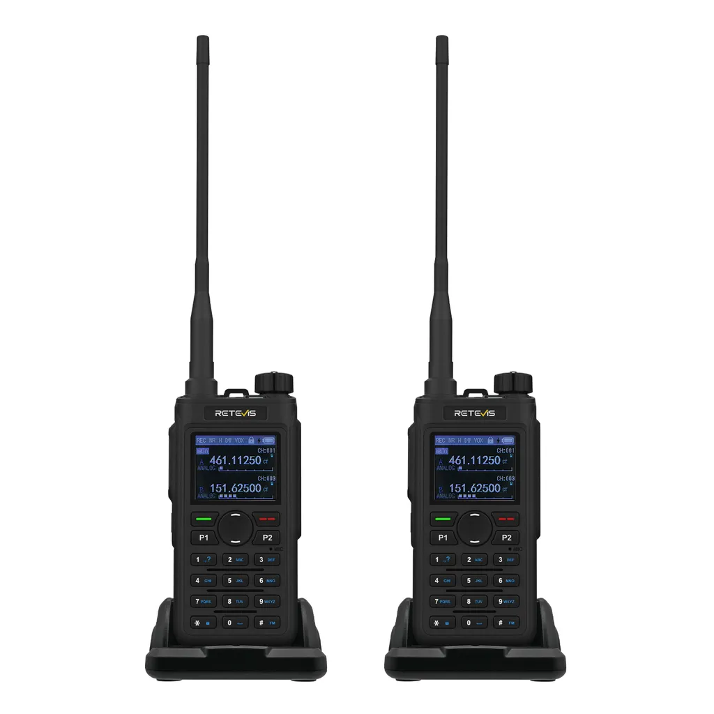 Talkie-Walkie Puissant 2000mAh Retevis C62 avec Kit Main Libre Radio