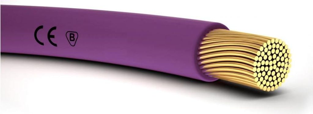 4510072 Litze H05V-K 1 x 0.75 mm² Violett 100 m - Kabel - 100 m (4510072)