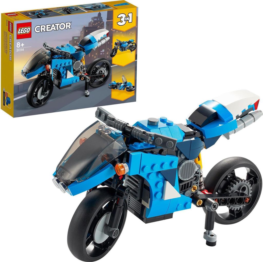 LEGO 31114 Creator Moto de terrain 3 en 1 en briques Image du produit 