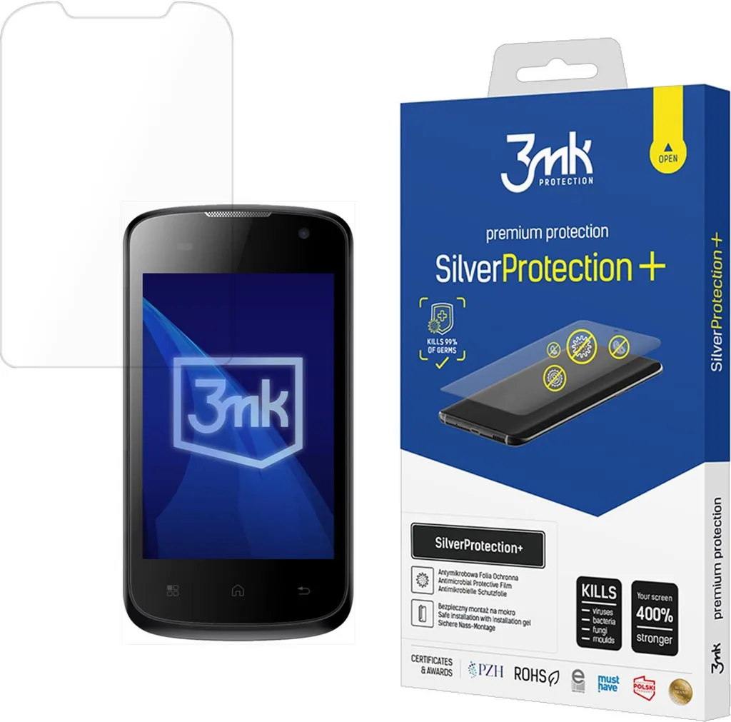 Protezione Invisibile Estar X35 3mk Silver Protection+ Antibatterica