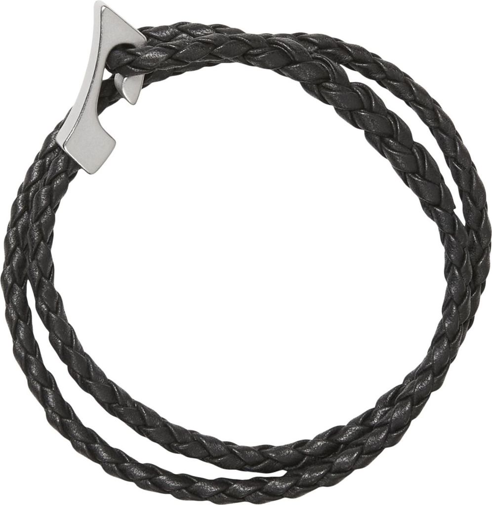 Marc O'Polo Leder Armband Tomte Bracelet Black schwarz