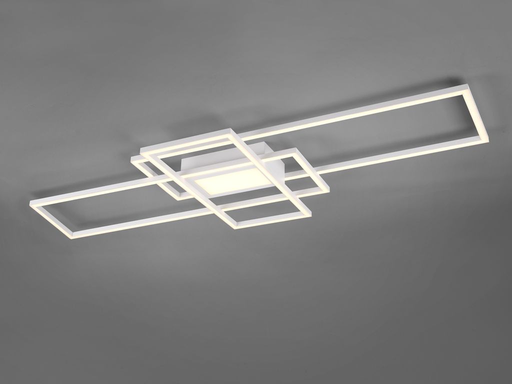 Stropní moderní vestavné svítidlo LED IRVINE bílé Trio Obrázek produktu 