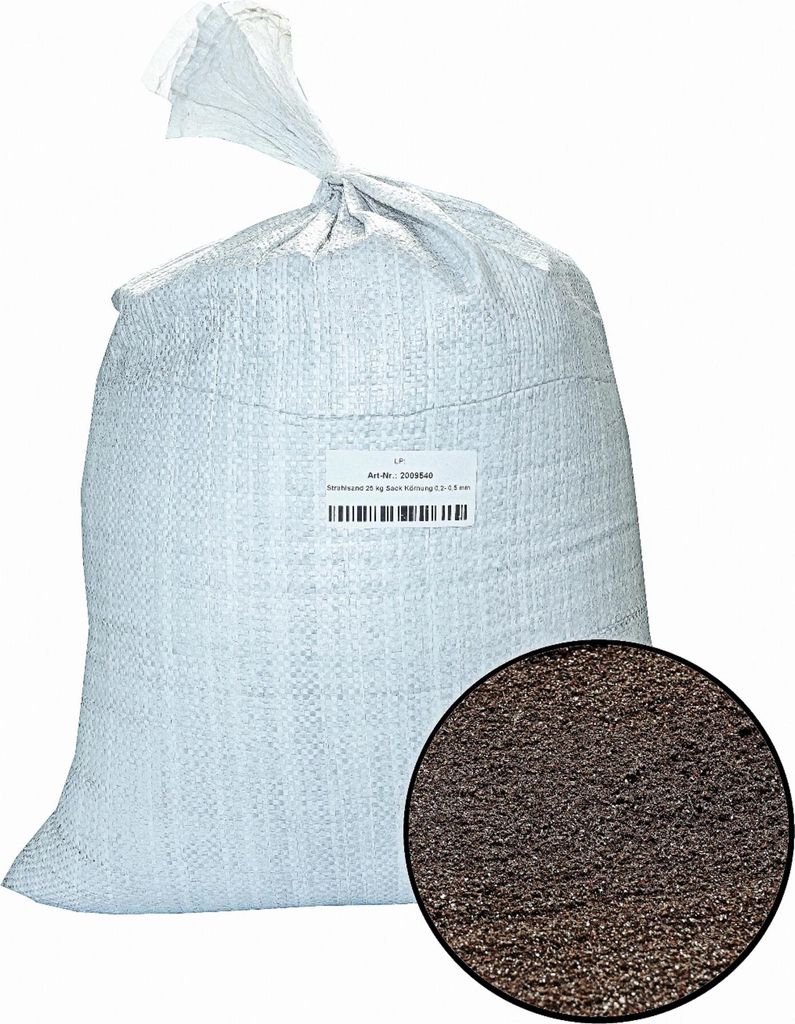 Aerotec (GP : 0,80 / kg) Sable de sablage sac de 25 kg Image du produit 