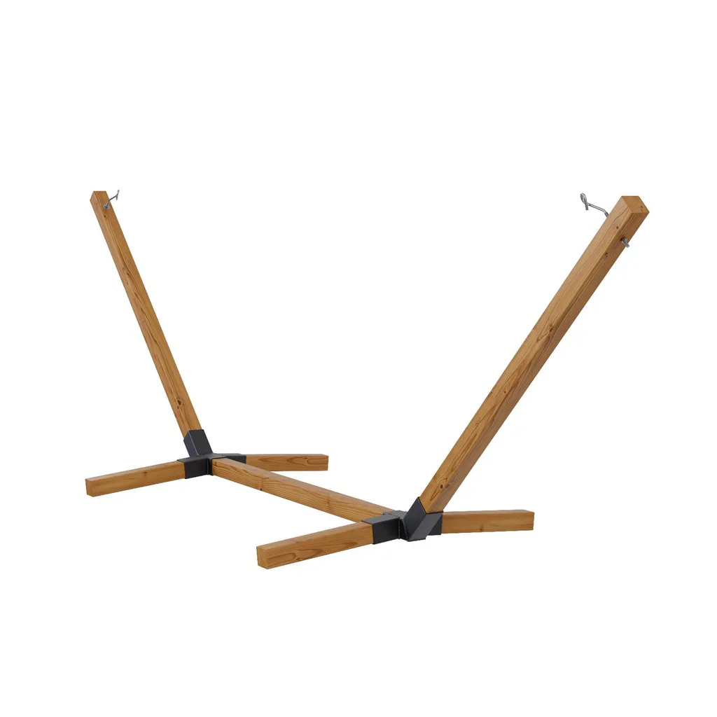 Support Hamac Bois Anti-Intempéries 350 cm - Supporte 350kg sans effort