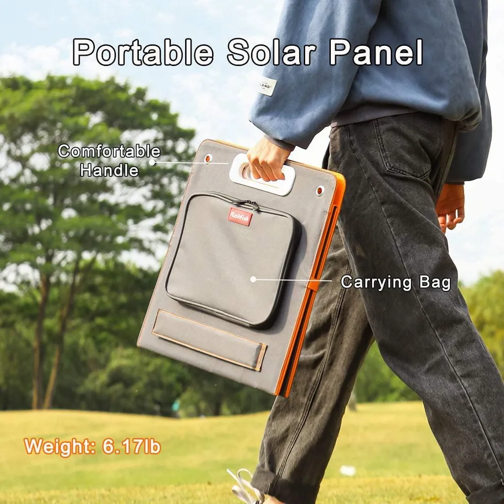 Panneau solaire portable 100W 18V - Chargeur solaire haute efficacité
