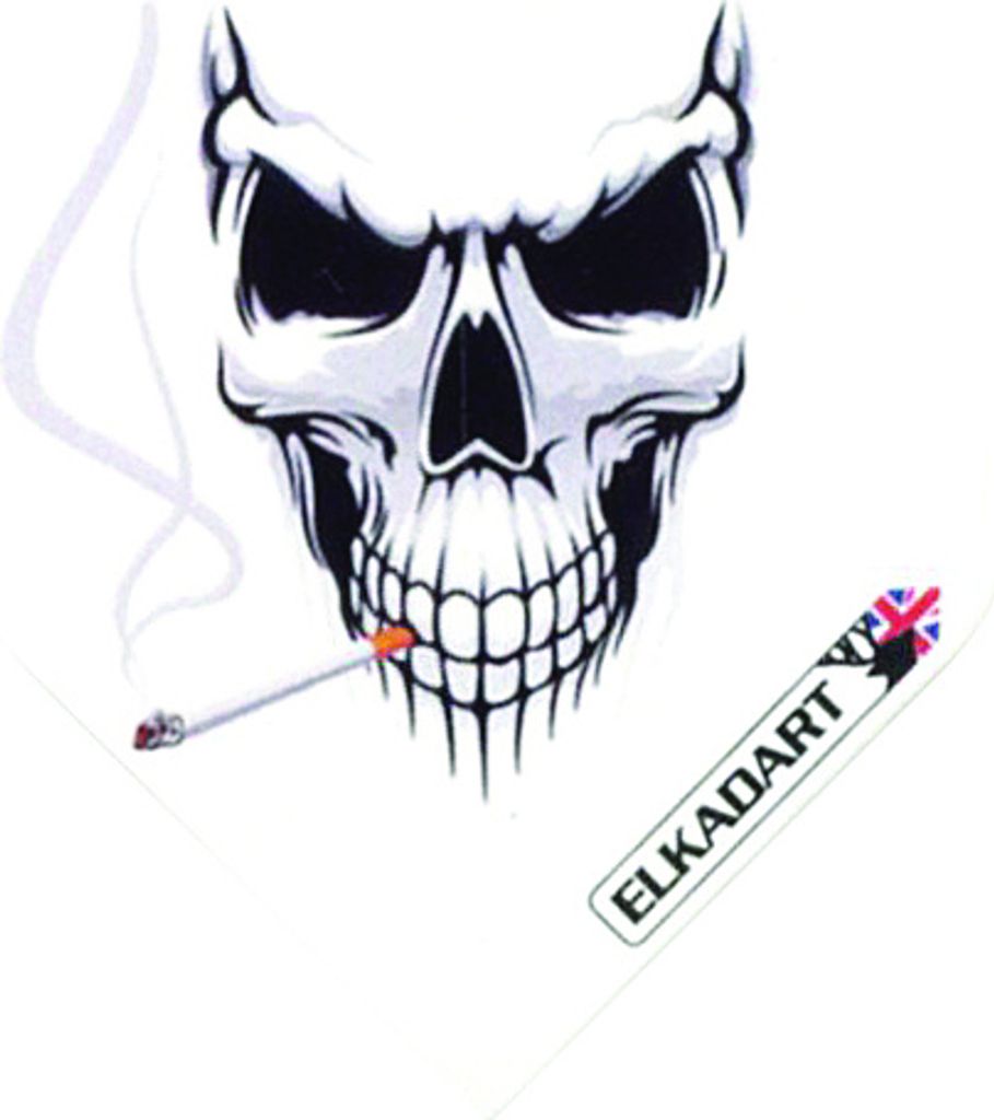 Elkadart Flights White Skull 100 Micron Obrázek produktu 