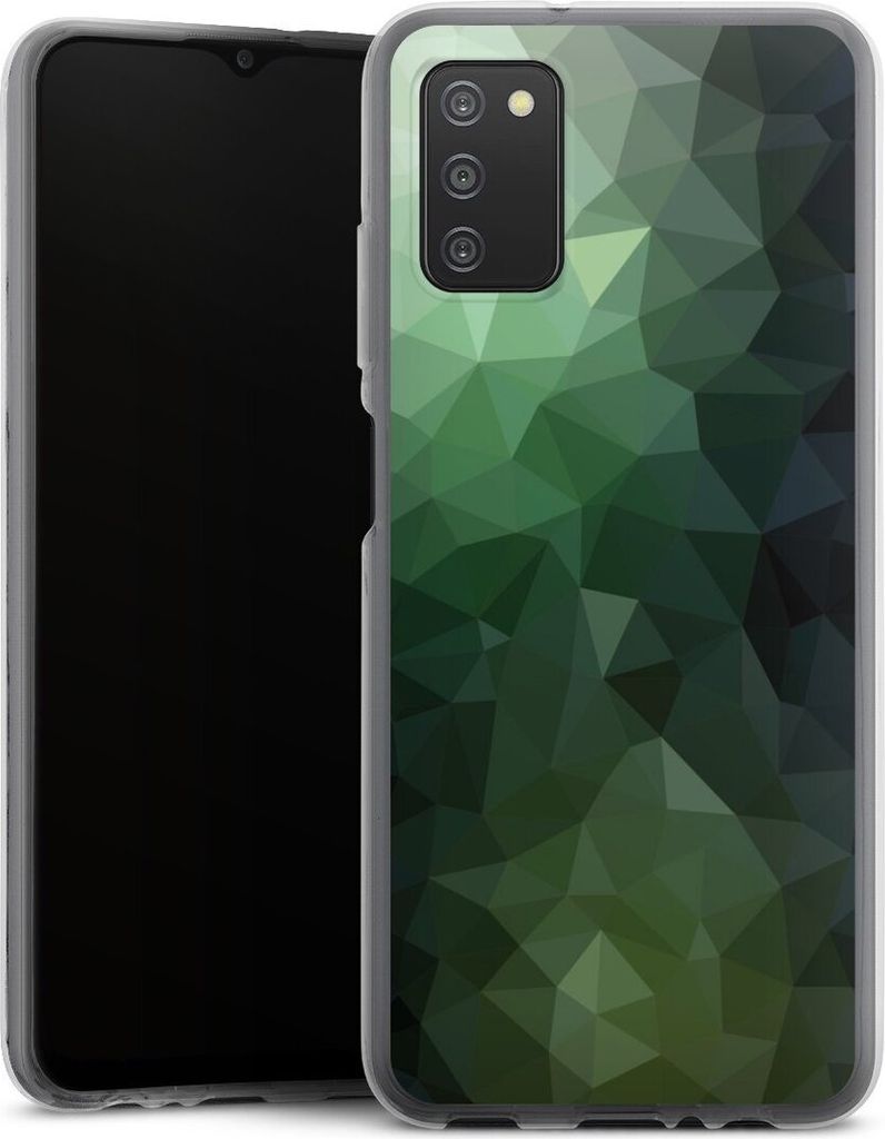 DeinDesign Handyhülle für Samsung Galaxy A03s Silikon Hülle Case Smartphone Schutzhülle Geometric Mosaik Tarnmuster