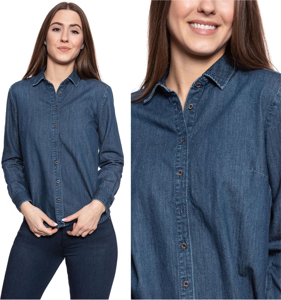 Frauen -Denim -Hemd Mustang Erin 1010017 5000 881