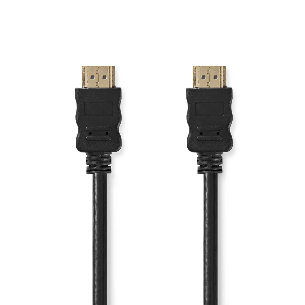 Cavo HDMI NEDIS HighSpeed 4K 3D Ethernet placcato oro 2 m sw CVGT34000BK20