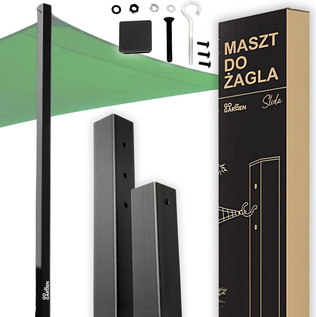 Mât pour voile d'ombrage pavillon de jardin réglable en Image du produit 