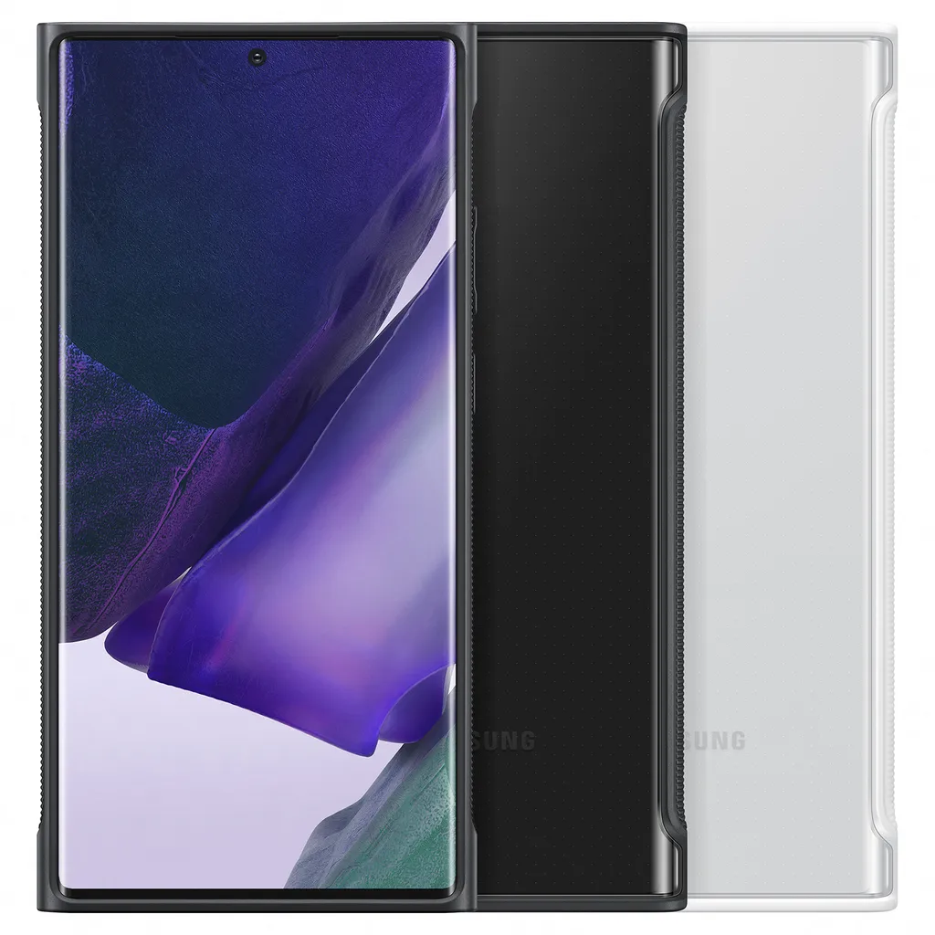 Évitez la Casse : Coque Renforcée Transparente Noire pour Galaxy Note20 Ultra - 5