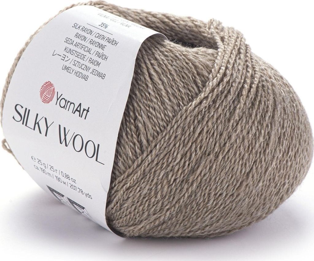 Yarn Art Silky Wool 342 Pletacia priadza Obrázok produktu 