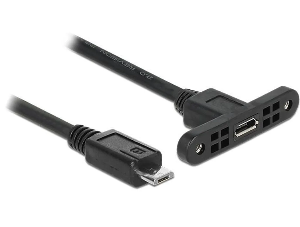 Cavo Micro USB 2.0 Presa da Incasso a Spina Maschio 1m | Qualità OEM