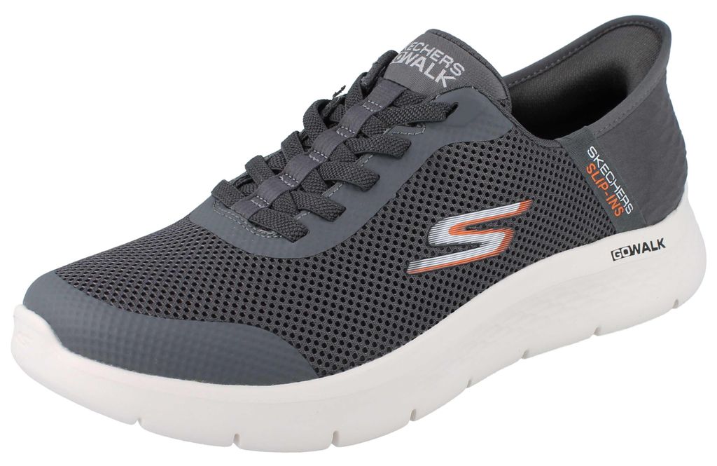 SKECHERS Slip-ins Herren Schlupfsneaker grau Textil -  Produktbild 