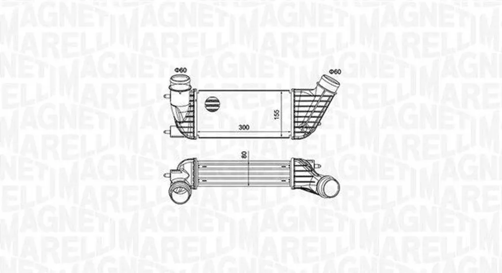 Refroidisseur Intercooler FIAT Scudo pour Restaurer la Puissance Turbo