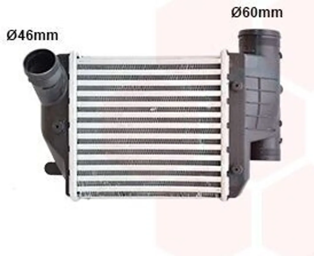 Refroidisseur d'air VAN WEZEL 03004302 en aluminium pour Audi A6 Avant C6