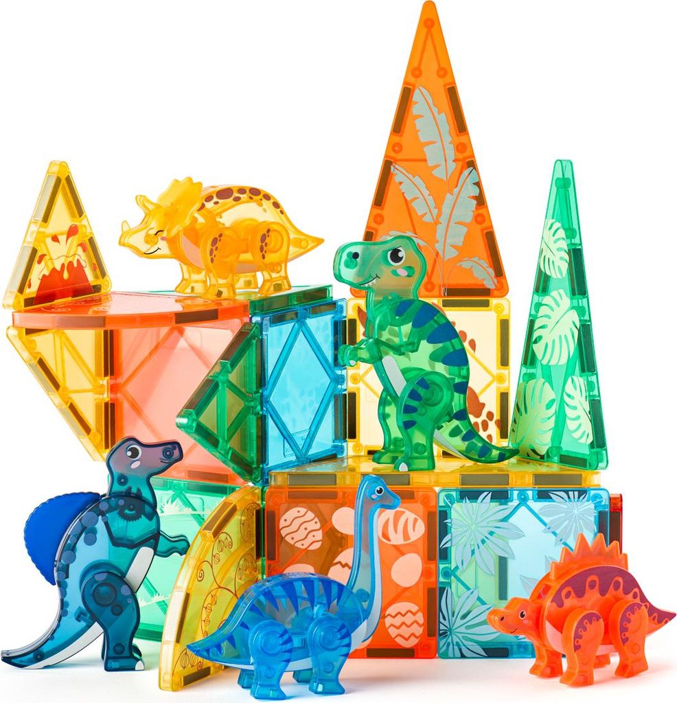 Magnetická stavebnice - Dinosauři, 40 dílů Obrázek produktu 