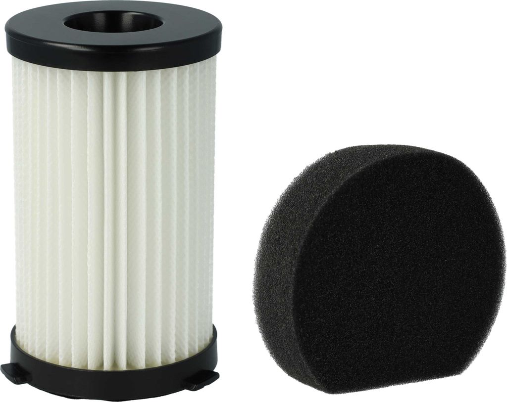 vhbw Staubsaugerfilter Ersatz für Ariete AT5186038400 für Staubsauger - HEPA-Filter Schwarz Weiß