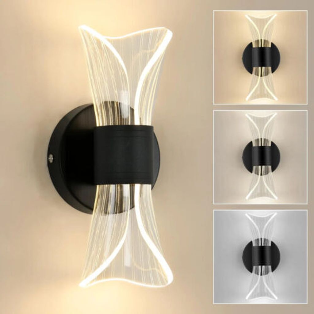 LED Wandleuchte LED Wandleuchte,12W Acryl LED Wandlampe Produktbild 