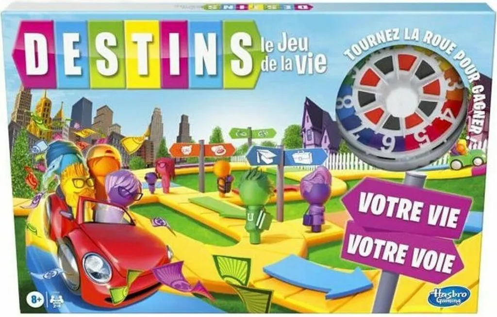 Jeu de société Destins Le Jeu de la Vie Hasbro F0800101 pour Famille